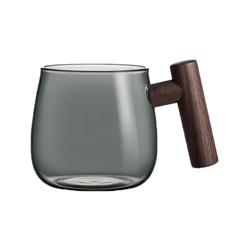 UV Printing Techniques Glass American Coffee Cup Minimalist Office Water Cup for Gifts