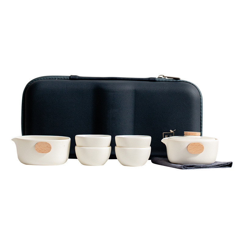 Business Tea Gifts Ark Express Cup Tea Set with One Pot and Three Cups Portable Bag