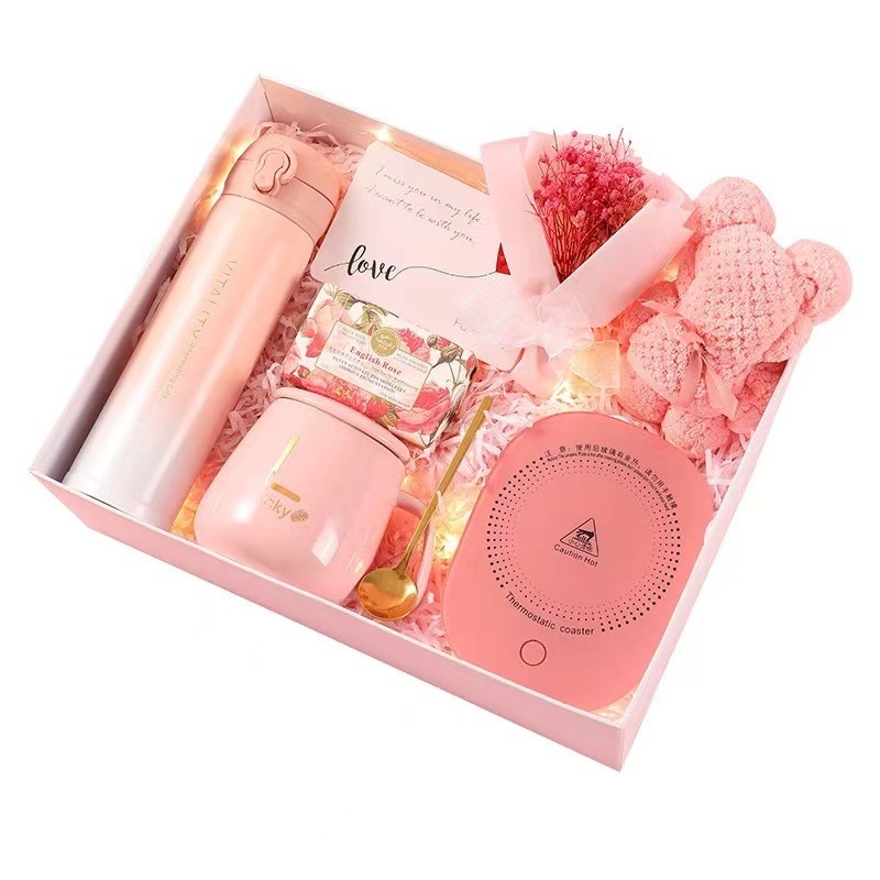 Silk Screen Printing Practical Women's Day High End Gift Set for March 8th Goddess Day