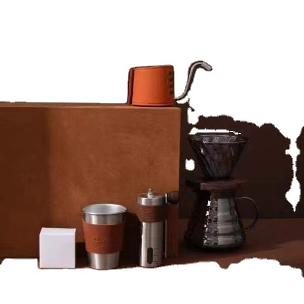 Office Products Velvet Business World Coffee Pot Gift Box Set for Agriculture Industry