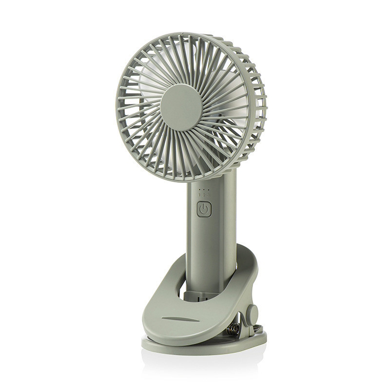 High Wind Folding Handheld Desktop Fan Customer's Logo 1 Color Printing for Graphics