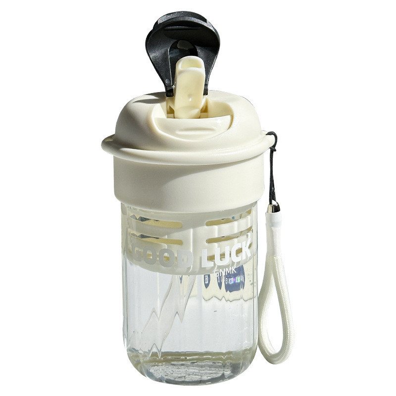 Novelty Gifts 480ml Cute Portable Straw Water Cup High Appearance and Large Capacity