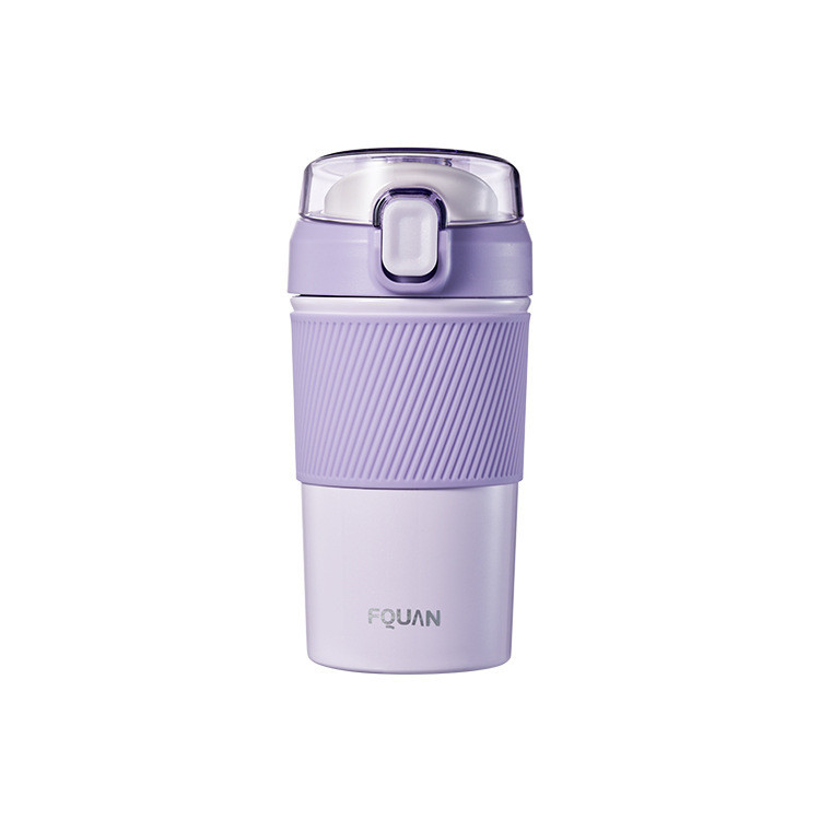 480/650ml Vacuum Handle Spring Cap Cup Bike Coffee Car Insulated Cup Ideal Novelty Gift