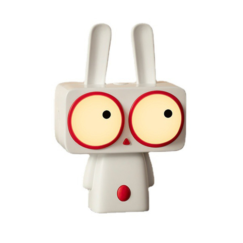 Bobi Rabbit Sleeping Night Light Personalized Cartoon Desktop Light for April Fool's Day