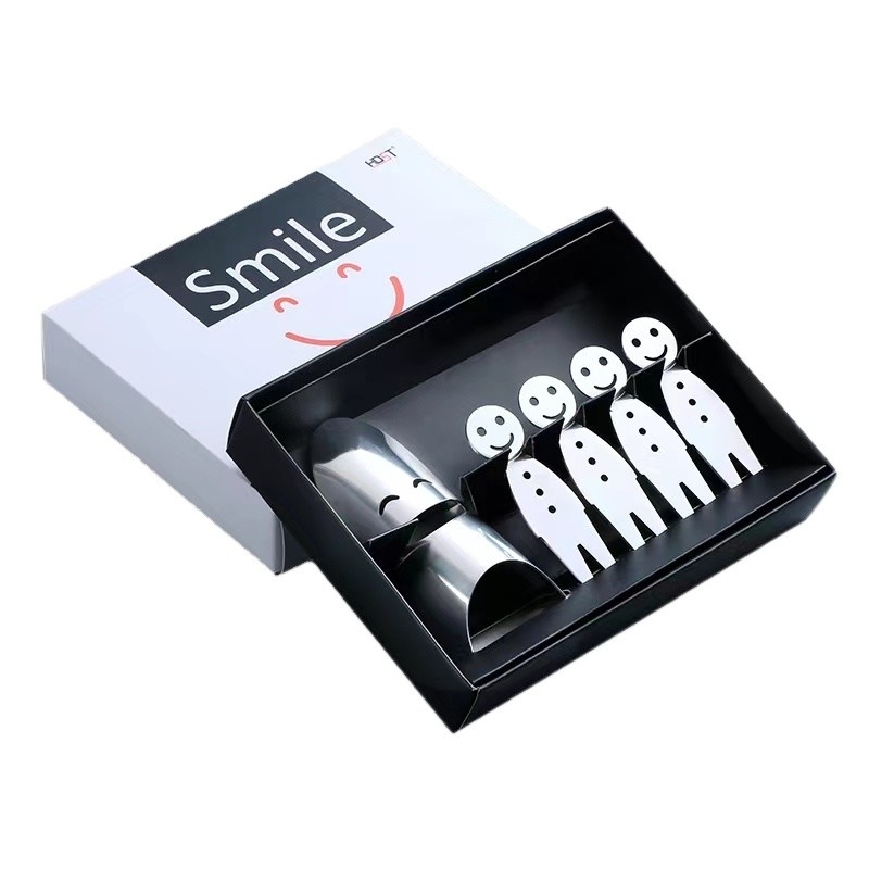Silk Screen Printing Graphics Stainless Steel Tableware Set for April Fool's Day Fun