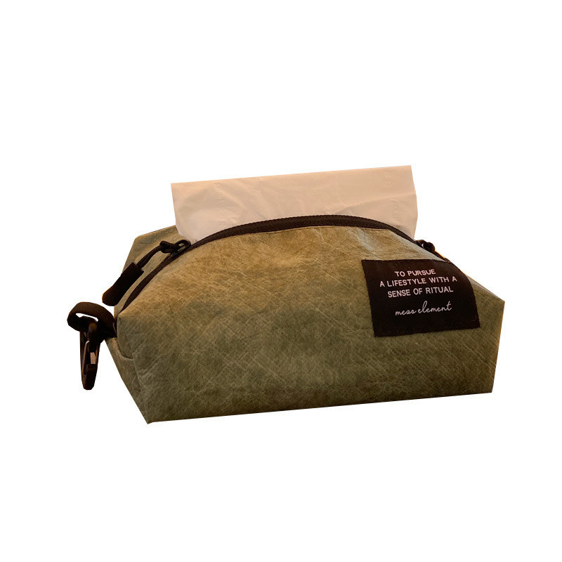 Thanksgiving Occasion Novelty Gifts DuPont Tissue Box Storage Bag for Outdoor Camping