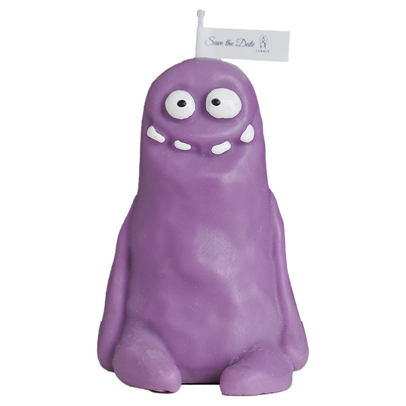 Hotel and Resort Target End User Clay Man Monster Candle for Funny Year Fragrance Gift