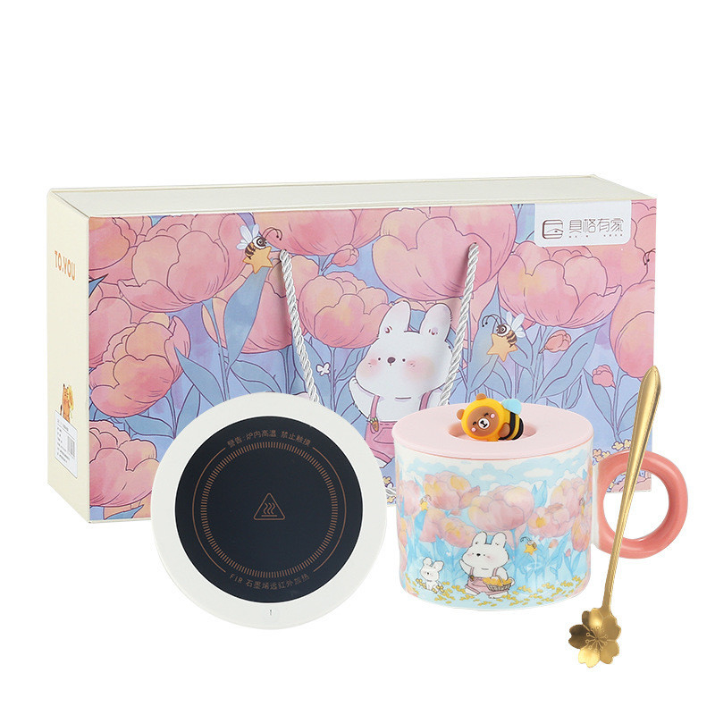 Agriculture End User's Favorite Creative Gift Set with Warm Cup and Cute Ceramic Mug