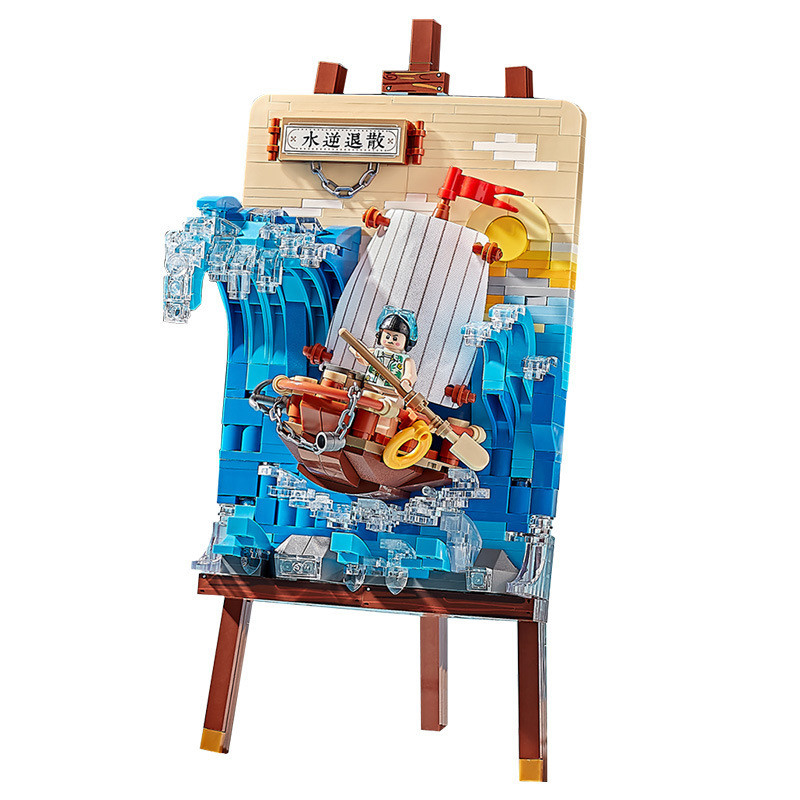 Water Reverse Scattering 3D Painting Puzzle Toy Color Printing Perfect for Kids' Gift