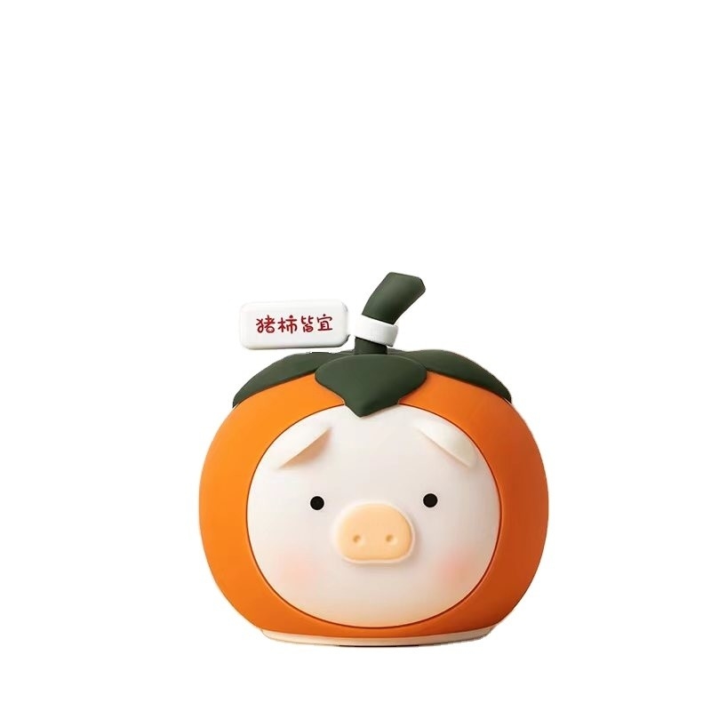 2 Color Graphics Printing for Agriculture Cuteness Pig Persimmons and Target End User