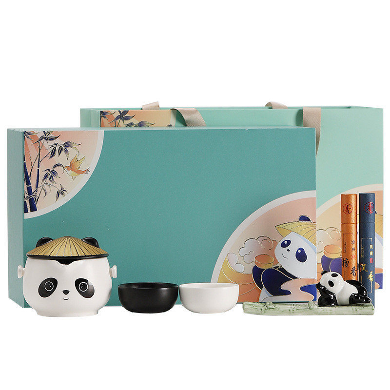Promote Your Business in Style Chengdu Panda Water Cup Souvenirs for Business Partners