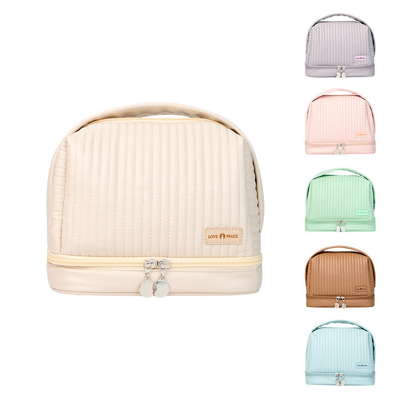 Office Products Dry and Wet Separation Cosmetic Bag in Candy Color for Customized Shape