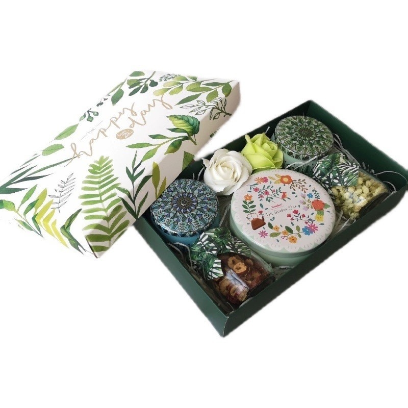Travel Agency's Favorite Flower Tea Gift Box from Hand Gift Forest Series for Festivals