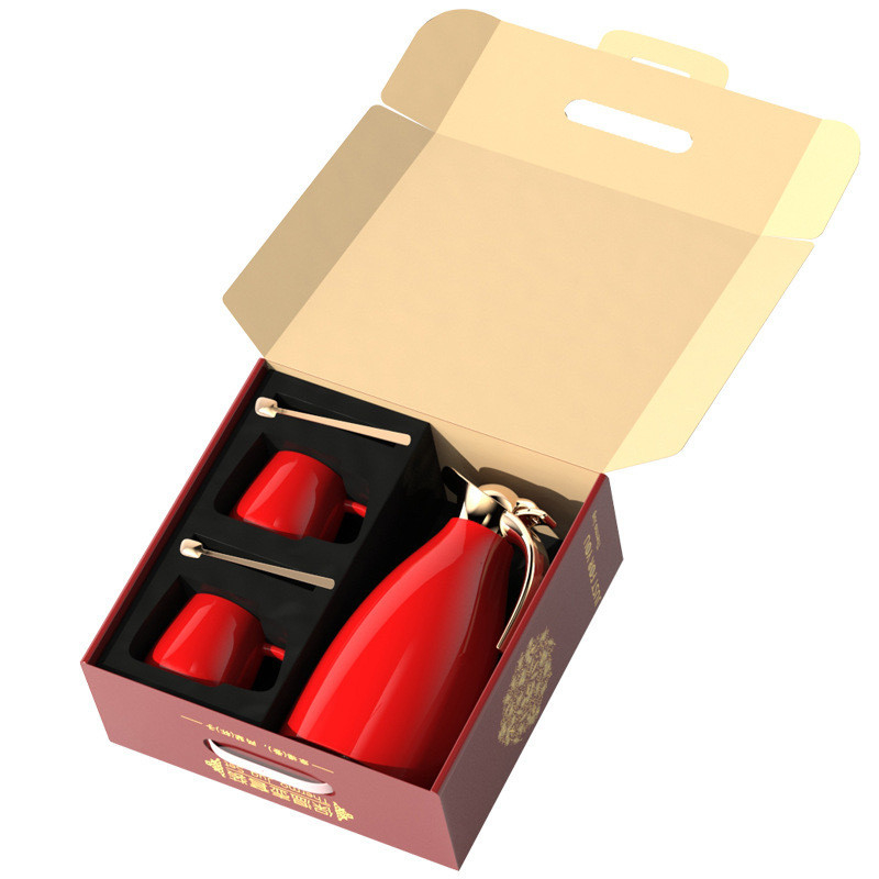 Annual Meeting Employee Welfare Gift 1 Color Graphics Tea Set for Practical Business