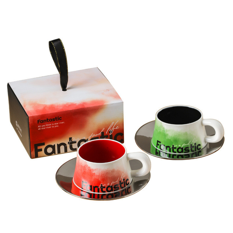 Capacity Water Cup Large Latte Art Cup in Fantesi Series for Customized Business Gifts