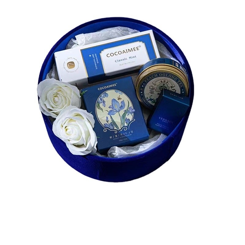 Silk Screen Printing Techniques Light Luxury Velvet Gift Set for Boyfriend's Birthday