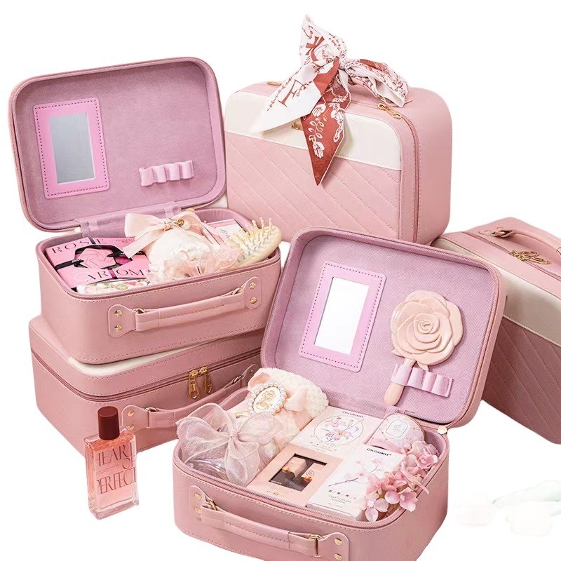 1 Color Graphics Color Printing Handheld Makeup Bag for Bridesmaid Return Gift Box