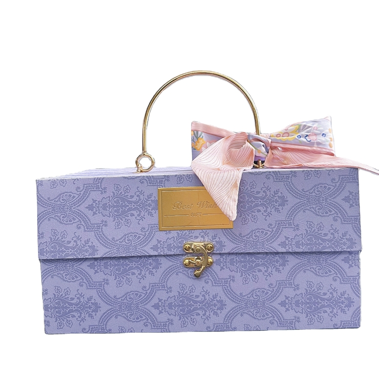 Exclusive Wedding Gift Set Eco-friendly Purple Metal Candy Box for Automotive Lovers
