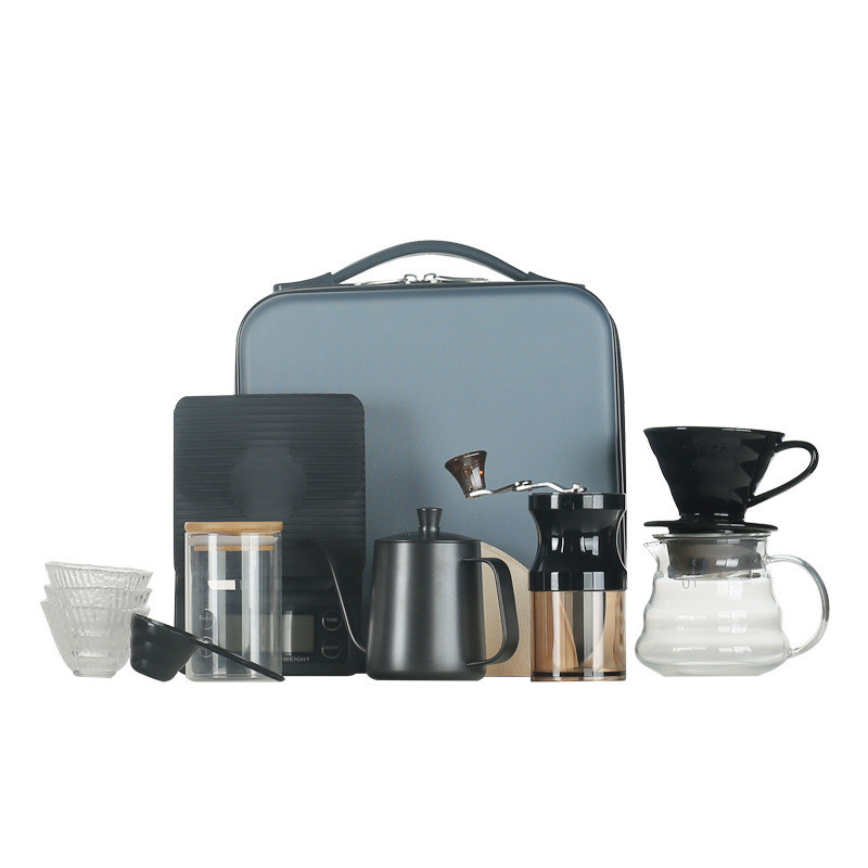 Presentation Gift Set Style Travel Coffee Set Portable Outdoor Coffee Equipment Business Gift