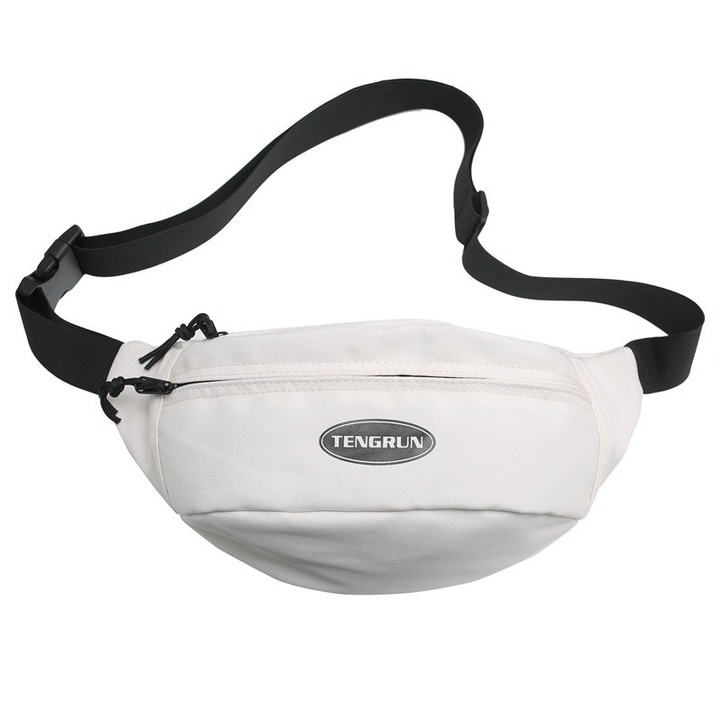 Simple and Versatile One Shoulder Chest Bag Ideal Silk Screen Printing for Graphics