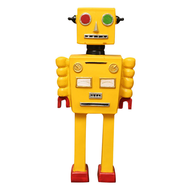 Window Decorations and Handicrafts for Father's Day Retro Robot Model Decorations