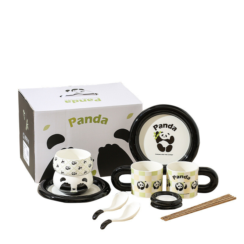 Upgrade Your Hotel and Resort Dining Experience with Panda Cub Ceramic Gift Box Set
