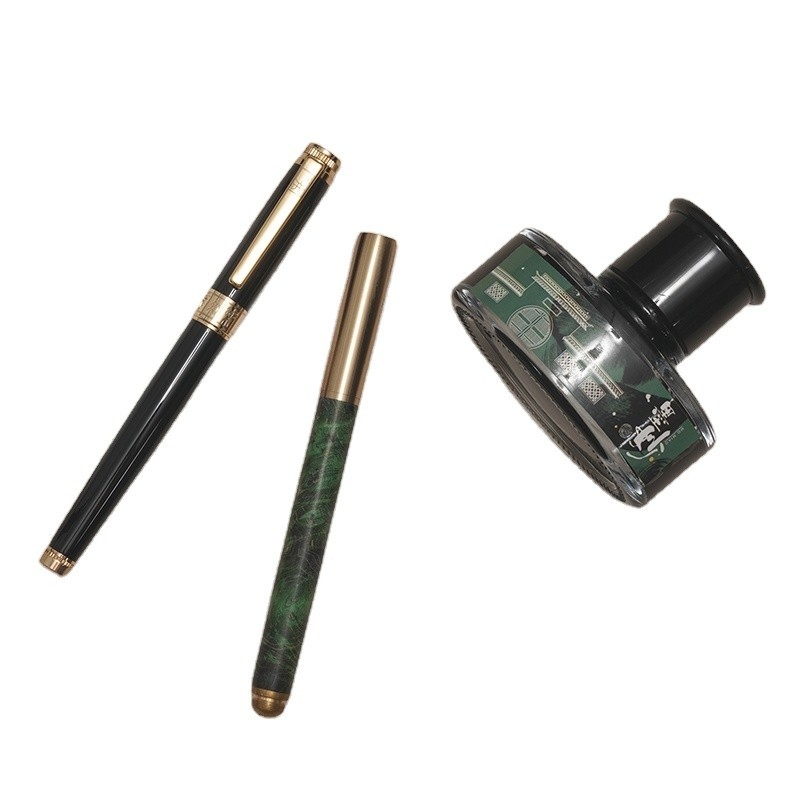 1-Color Graphics Printing Momiao President's Pen Hero Pen Water Brush 2-in-1 Gift Box