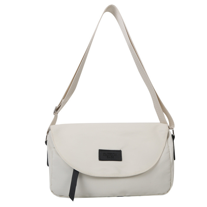 Customer's Logo Fashionable Commuter Bag Solid Color Simple Crossbody Bag Employee Gift