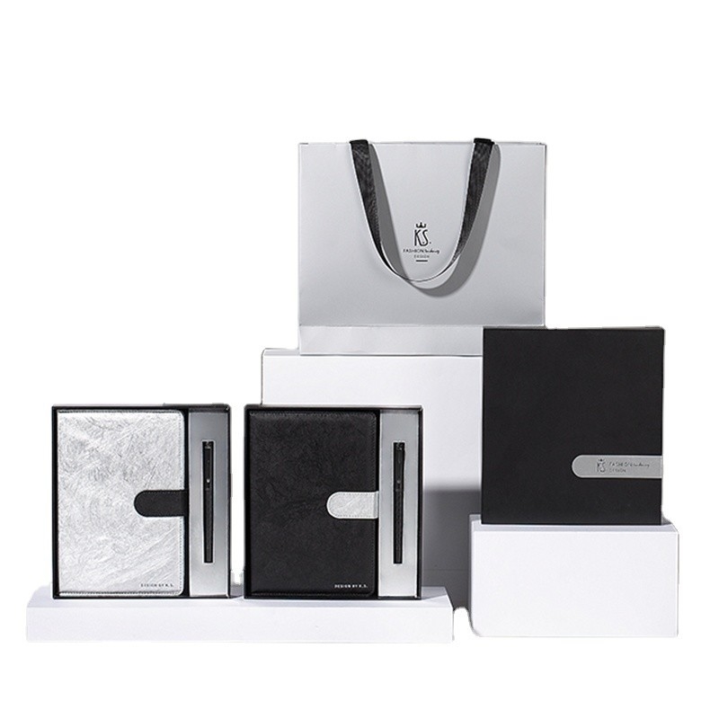 Father's Day Occasion High End Notebook and Pearl Pen Set for Business Souvenir Gift