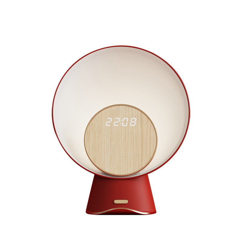 Hotel and Resort Chinese Red Wireless Charging 15W Bluetooth Speaker with Atmosphere Light