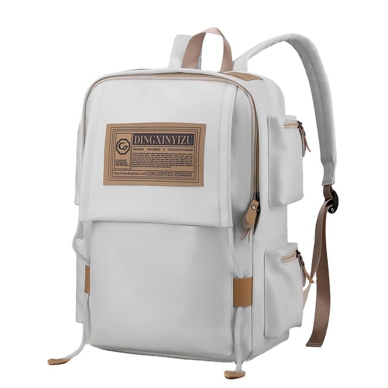 Year Occasions Don't Forget This Trendy PU Leisure Backpack for Outdoor Travel and More