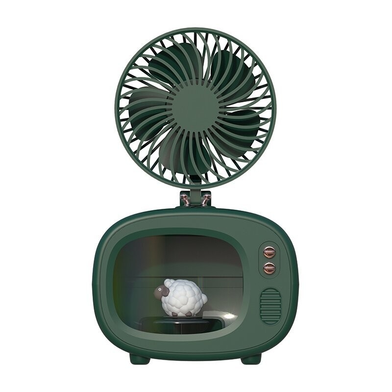 Summer Gift for Agriculture Small Fan TV Humidifier Multi-functional and Cute Design