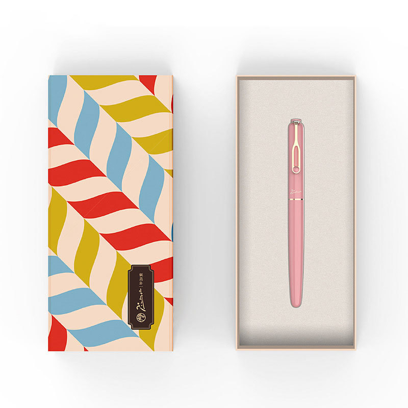 Employee Anniversary Gift Customized Candy Series Colorful Pen Box for Customer's Logo