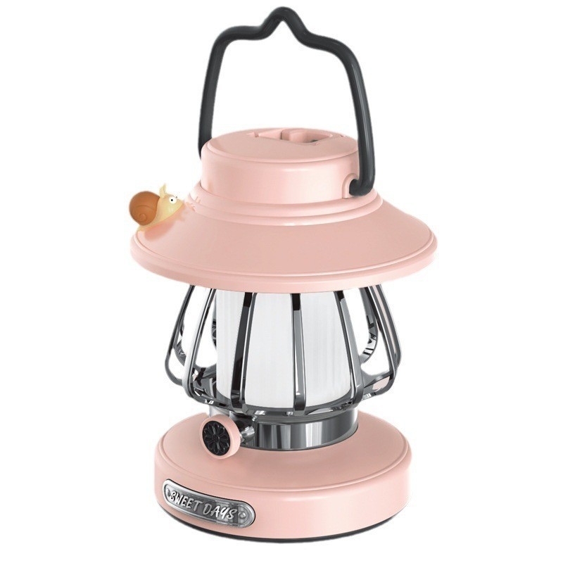 Customer's Logo Retro LED Camping Night Light Outdoor Portable Table Light and Pendant Light Activity Gift