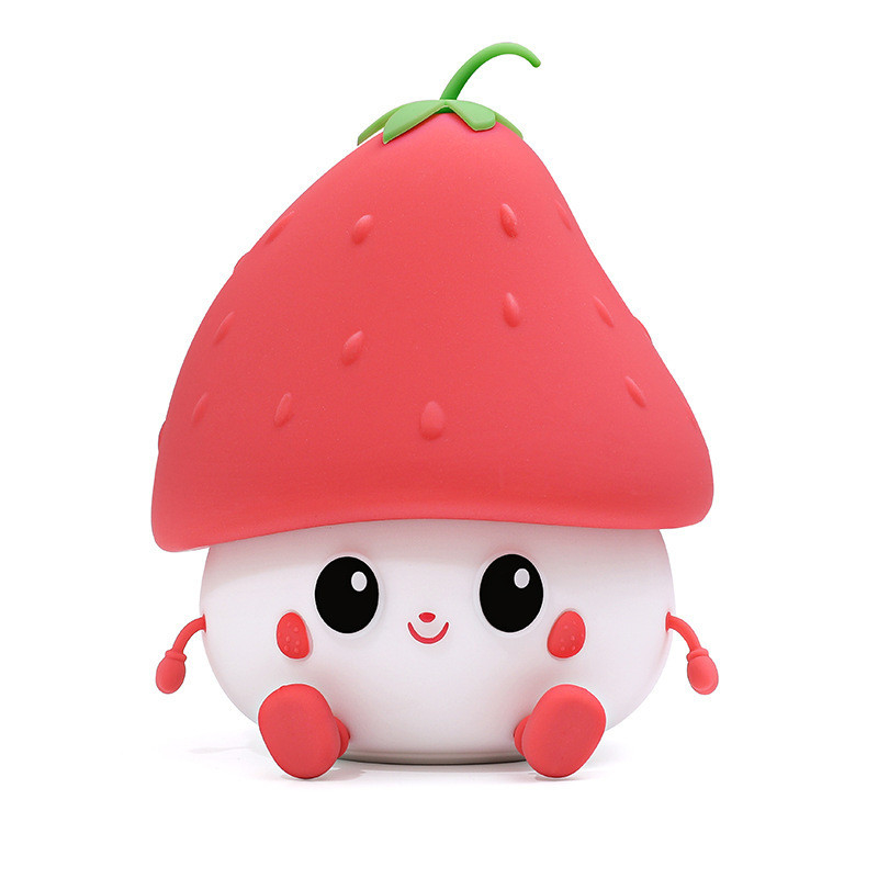 Logo Customer's Logo Berry Worry Fun Light Intelligent Voice Night Up Silicone Light